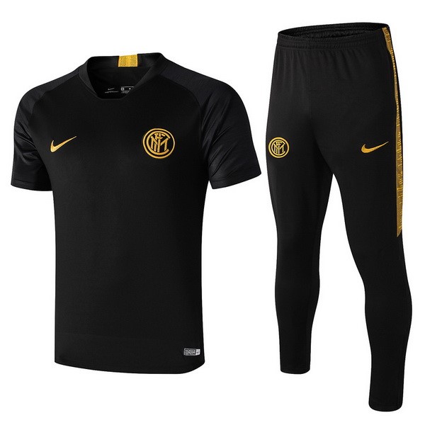 Trainingsshirt Inter Milan Komplett Set 2019-20 Schwarz